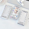 Plastic Wedding Album 17x8.5cm Photo Booth Frames Four-Grid Photo Bookmark for Anniversary Guests Reception. 