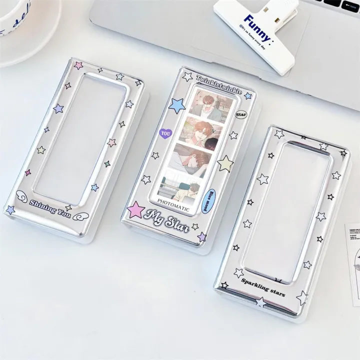 Plastic%20Wedding%20Album%2017x8.5cm%20Photo%20Booth%20Frames%20Four-Grid%20Photo%20Bookmark%20for%20Anniversary%20Guests%20Reception%20-%20Image%202