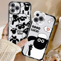 Lens Protector Sheep Silicone Phone Case for IPhone 11 12 13 14 15 Pro Max 7 8 Plus Se 2020 XS Max XS XR 12 13 Mini Covers Shockproof Phone Casing Shell.