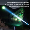 Xiaomi P900 High Power Led Flashlights 2000LM With Display Light USB Charging Built-in Battery Hand Lantern Camping Outdoor Use. 