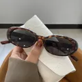 ZEBF-Fashion Small Oval Frame Sunglasses for Women Classic Men's Vintage Sun Glasses y2k Outdoor Leisure Eyewear UV400 Oculos De Sol. 