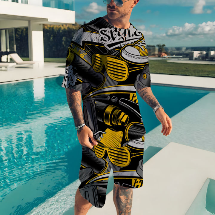 Summer New Fashion Piece Activewear Men Oversized Clothes