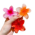 Little Plumeria Hairpin Korean Style Creative Flower Clasp Cute Hair Clip Maoxiu. 