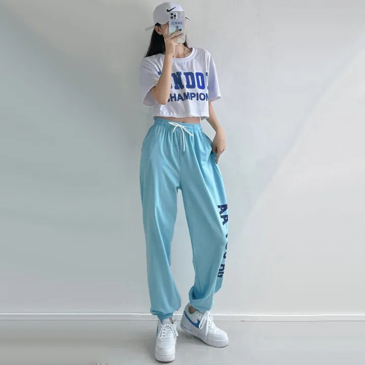 Jazz%20Dance%20Costume%20Women's%20Summer%20Korean%20StylejazzHigh%20Waist%20Top%20Hip%20Hop%20Loose%20Street%20Dance%20Pants%20Dancing%20Suit%20-%20Image%207