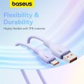 Baseus 100W USB A To USB Type C Cable Charger 6A Qualcomm 3.0 QC Quick Charge Fast Charging 480 Gbps Data Transfer USBC USB-C TypeC Type-C Nylon Braid for Samsung S23 Huawei Realme Xiaomi Google Pixel Laptop Smartphone Tablet Android. 