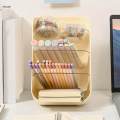 Desk Organizers Stationery Storage Container 4 Tier for Countertop Home. 
