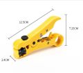 Multi-Purpose Coaxial Cable Stripping Pliers Network Wire Cutter Cat5 Cat6 Coax Coaxial Cable Crimper Stripper Knife T-1-10-900 B. 