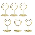 20Pcs Mini Place Card Holders, 2Inch Cute Table Number Holders, Cly Table Card Holder Table Picture Stands, Elegant Wire Photo Holder Menu Memo Clips, Idea for Wedding (). 