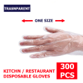 300Pcs Disposable Restaurant Kitchen Gloves Pack. 