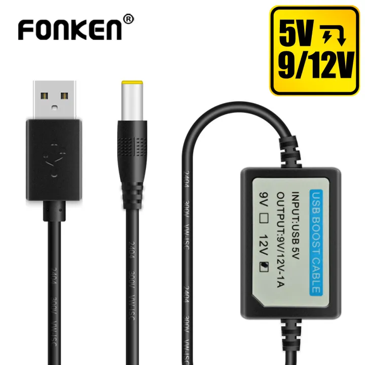 DC 5V to DC 9V/12V USB Cable With Boost Transformer Component USB ...