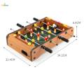 Portable Table Top Football Educational Toys Gift Mini Table Top Foosball Game for Family Game. 