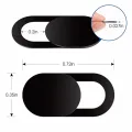 Front Cam,  Web Cam Universal Privacy Sticker - Cover Shutter Magnet Slider Plastic for iphone Laptop Camera Web PC Tablet Smartphone. 