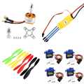 30A ESC 1000KV/1400KV Brushless Motor 9g Servo motor 8045 Propeller for RC drone F450 F550 drone RC plane. 