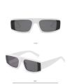 Women's Small Frame Irregular Rectangle Sunglasses Fashion Retro Trend Casual Frame Female. 