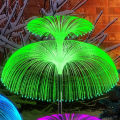 Solar Jellyfish Light 7 Colors Changing Outdoor Waterproof Garden Lights Led Fiber Optic Lamps For Lawn Patio. 