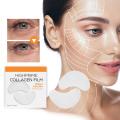 10 Pcs Collagen Soluble Film Eye Patches Hyaluronic Acid Repair Eye Remove Dark Circles Moisturizing Firming Mask Eye Skin Care. 