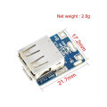 Micro USB 5V 1A Boost Converter Power bank Module Step-Up Boost Convertor Power Module 18650 Lithium Battery Charging Protection Board LED Indicator 1Pcs. 