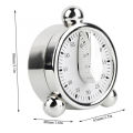 60 Minutes Kitchen Mechanical Timer Cooking Reminders Alarm Clock for Kitchen Office Countdown Timer. 