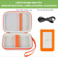Compatible with LaCie Rugged Mini 1TB/ 2TB/ 4TB/ 5TB External Hard Drive Portable HDD, Storage Holder for Hard. 