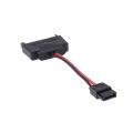 New 1pc Sata 15-Pin Male To Sata 6-Pin Female Slimline Power Adapter Cable 20awg Lap Optical Drive Cable. 