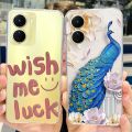 HOT For Vivo Y16 Case V2204 V2214 New Fashion Painted Back Cover Clear Silicone Soft TPU Phone Case For Vivo Y16 Y 16 VivoY16 Bumper. 