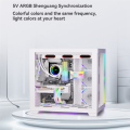 8Pin ARGB Graphics Card Supply Cable RGB Extension Cable RGB PSU Cable for 30XX 40XX Graphics Cards A. 