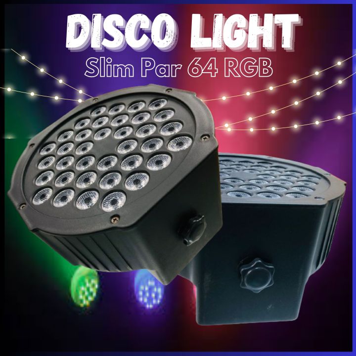 Disco Light Slim Par 64 RGB
