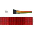 MAX7219 Dot Matrix Module Microcontroller Display Module MCU LED Display Control Module For Arduino 5V DIY Kits 4 in 1 Red/Green. 