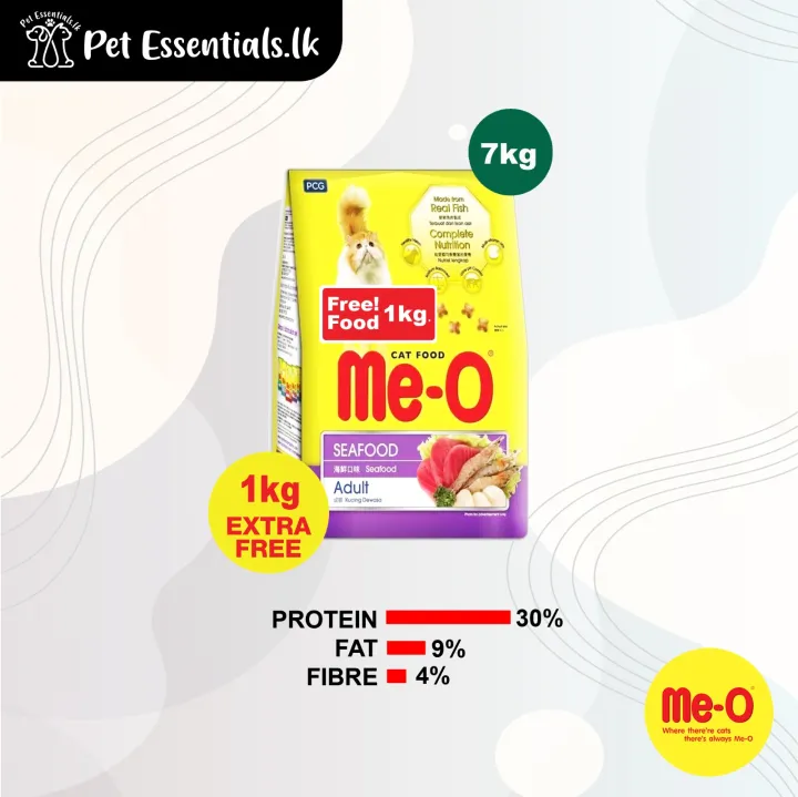 Me-O Adult Cat Food ( Seafood 7Kg )