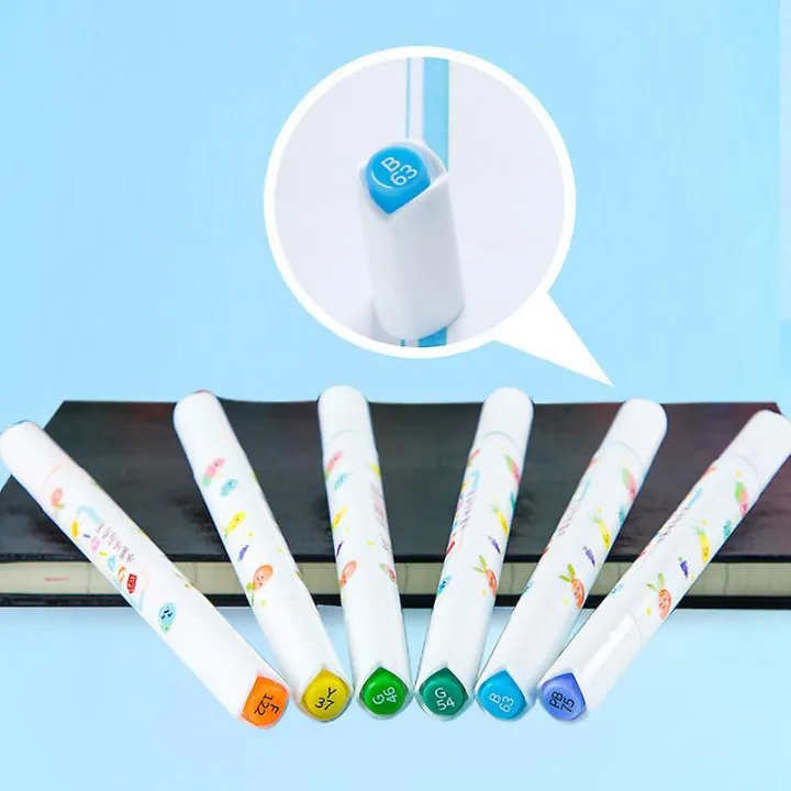 Fruit%20Flavor%20Highlighter%20Marker%20Pen%20Color%20Boxed%20Marker%20Lock%20Handle%20Design%20Double-headed%20-%20Image%205