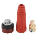 1pc Red Quick Fitting Cable Connector Plug with Socket for Welding M hine new. 