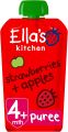 Ella's Kitchen Organic Strawberries and Apples Baby Pouch 4+ Months 120g. 
