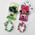 Case Cover For IPhone 15 14 Pro Max X XS 7 8 Plus SE 2020 2022 7+ 8+ Phone Casing Soft Clear TPU Bracelet Wrist Chain Strap Wavy Texture Powerpuff Girls Sunglasses Bracelet Silicone Cartoon Back Cover Couple Cute Shockproof. 