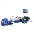 1/64 Scale Tow Truck Pull Back Truck Educational Toys Crane Trailer Tow Truck Toy for Children. 