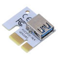 USB 3.0 PCI-E 1X to 16X Extension Cable Mining PCI-E Extended Line Card Adapter. 