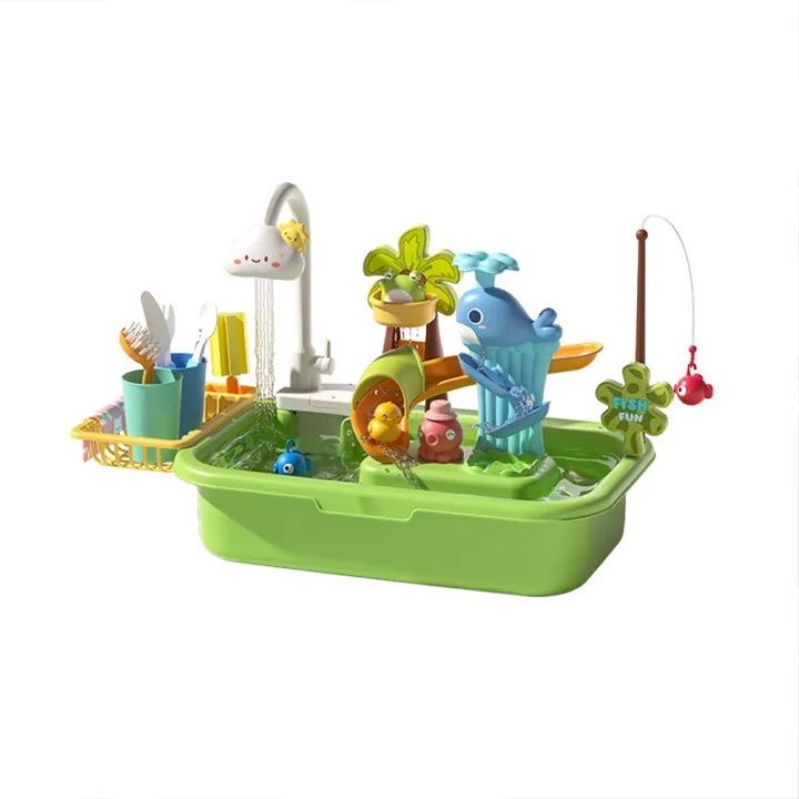 KOKKO%20Kids%20Play%20Sink%20With%20Running%20Water%20Kitchen%20Sink%20Dishwasher%20Toys%20With%20Electric%20Faucet%20Fishing%20Toys%20For%20Boys%20Girls%20-%20Image%207