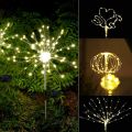 【ALLGOOD】Ready Stock ++Solar Light Garden Lights Firework Light String Multicolor Fairy Light,Christmas Landscape Path Lawn Lamp Outdoor Waterproof Garden Decoration Light Lighting, Suitable for Home, Garden, Courtyard, Yard, Christmas. 