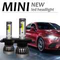 A Pair of COB H4 120W 26000LM LED Car Headlight Kit Hi/Lo Turbo Light Bulbs 6000K. 