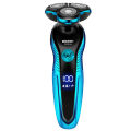 ZOZEN ZN3015 Electric Shaver Smart Digital Display USB Charging Waterproof Rotary 4D Cutter Head Double Ring Blade. 