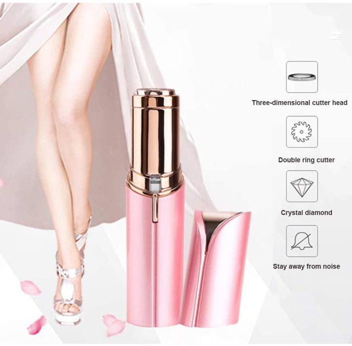 Rechargeable%20Finishing%20Touch%20Women%20Facial%20Hair%20Remover%2018K%20Gold%20,%20Beauty%20Eyebrows%20Remover%20Trimmer%20Razor%20-%20Image%205