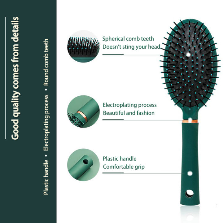 3%20PCS%20Hair%20Brush%20and%20Comb%20Set%20Round%20Brush%20Massage%20Paddle%20Brush%20Detangle%20Hair%20Brush%20Cushion%20Hair%20Combs%20Wet%20Dry%20Brush%20for%20Women%20Men%20Hair%20Styling%20-%20Image%204