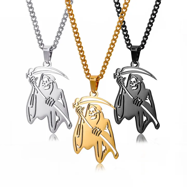 %E3%80%90ALLGOOD%E3%80%91%20Arrival%20Titanium%20Steel%20Grim%20Reaper%20Death%20God%20Skull%20Sickle%20Necklace%20Punk%20Personality%20Retro%20For%20Men%20Halloween%20Gift%20Jewelry%20-%20Image%203