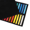 Square Pastel Set 24 Colors Soft Dry Pastel Artist Chalk Pastel Sticks Non Toxic for Office School Art Drawing Painting Supplies. 