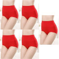 5PCS High Waist Cotton Panties Women Body Shaper Underwear Plus Size XL-4XL Fashion Girls Briefs Seamless Female Lingerie. 