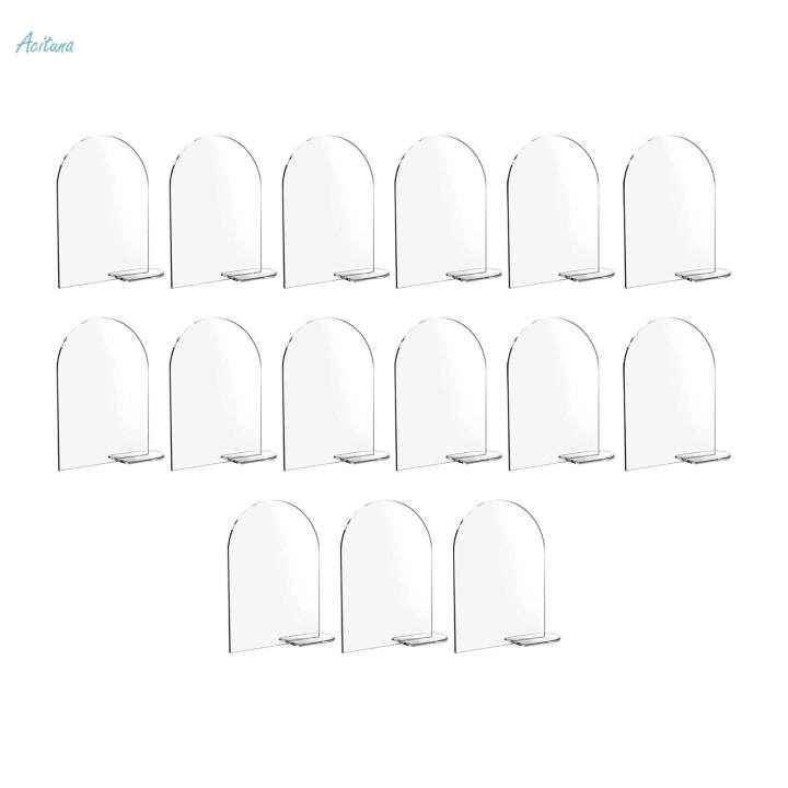 4x6%20inch%20Acrylic%20Signs%20Holder%20with%20Stand%20Menu%20Sign%20Arched%20Round%20Signs%20Place%20Cards%20for%20Weddings%20Food%20Buffet%20Office%20Birthday%20Party%20-%20Image%203