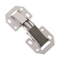 3 Inch 90 Degree Cabinet Hinge Bridge Shaped Spring Frog Hinge No-Drilling Hole Cupboard Door Hinges Furniture Hardware. 
