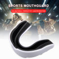 Kids Boxing Gum Shield with Storage Case Teeth Protection Double Colored Sports Mouth Guard for Boxing MMA Kickboxing Muay Thai. 