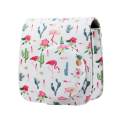 Flamingo Bag7 In 1 Groovy PU Leather Case Bag For Fujifilm Instax Mini 8 / Mini 8+/9 Camera - Flamingo Cactus. 
