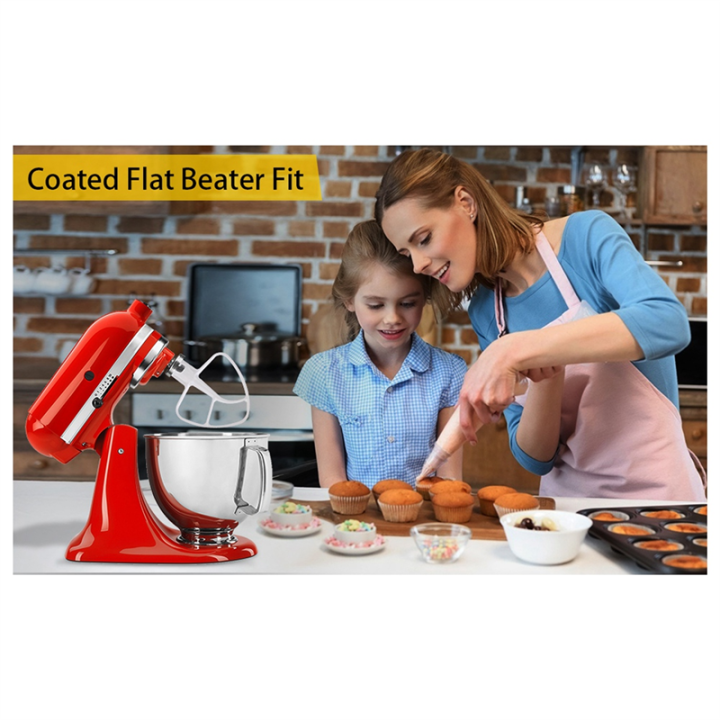 1%20PCS%20K45B%20Coated%20Flat%20Beater%20for%20Mixer,%20Stainless%20Steel+Plastic%20for%20Kitchen%20Aid%20Mixer%20Accessory%20Mixer%20Attachments%20-%20Image%202
