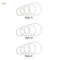 4Pcs Drums Mute Rings Professional ccessories Drum Parts Drum Mufflers. 